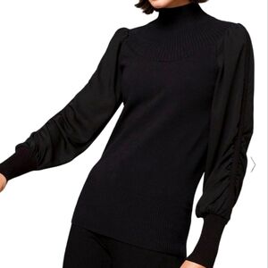 WHBM puff sleeve sweater